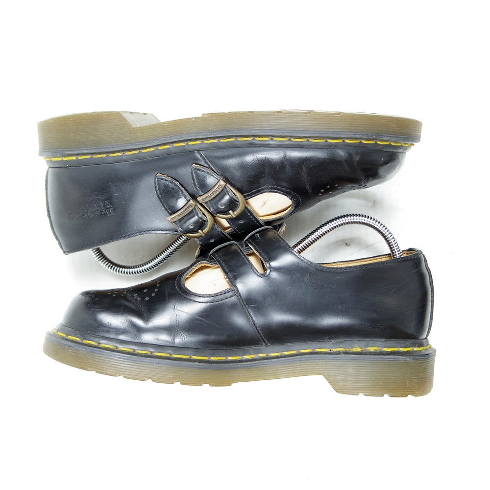 UK6　25cm相当　Dr.Martens　MARY JANE　ドクターマーチン　メリージェーン　革靴　ローファー　ブラック　黒/U9345_画像4