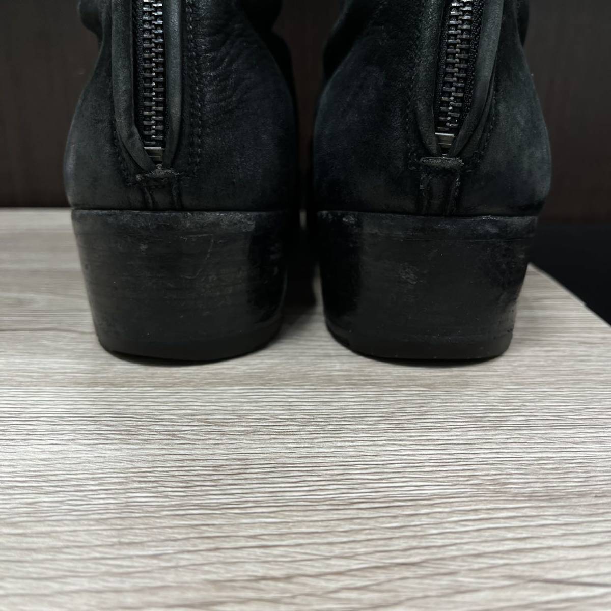 送料込≫ PREMIATA プレミアータ イタリア製 レザー ジップアップブーツ メンズ メン men ブーツ 黒 ブラック シューズ 革 皮 靴_画像5