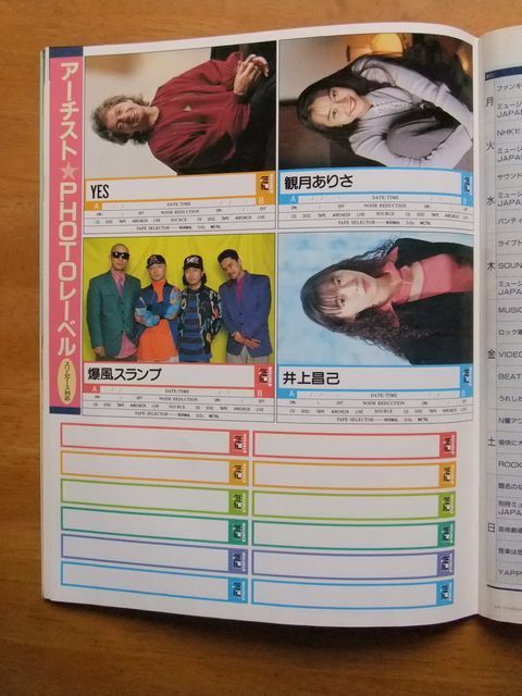 FM STATION 北海道版　1992，No9　スカパラ　観月ありさ_画像7