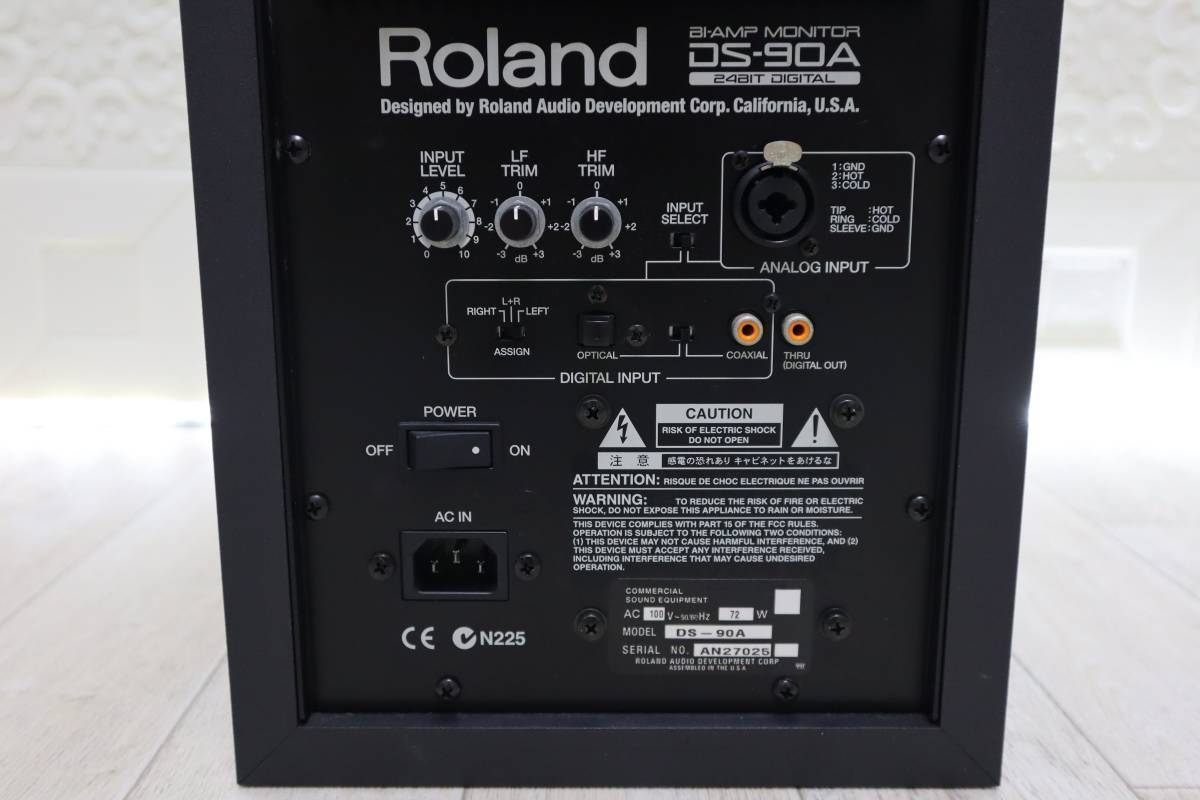 E3939 Y Roland ローランド スピーカー DS-90A 1台_画像9