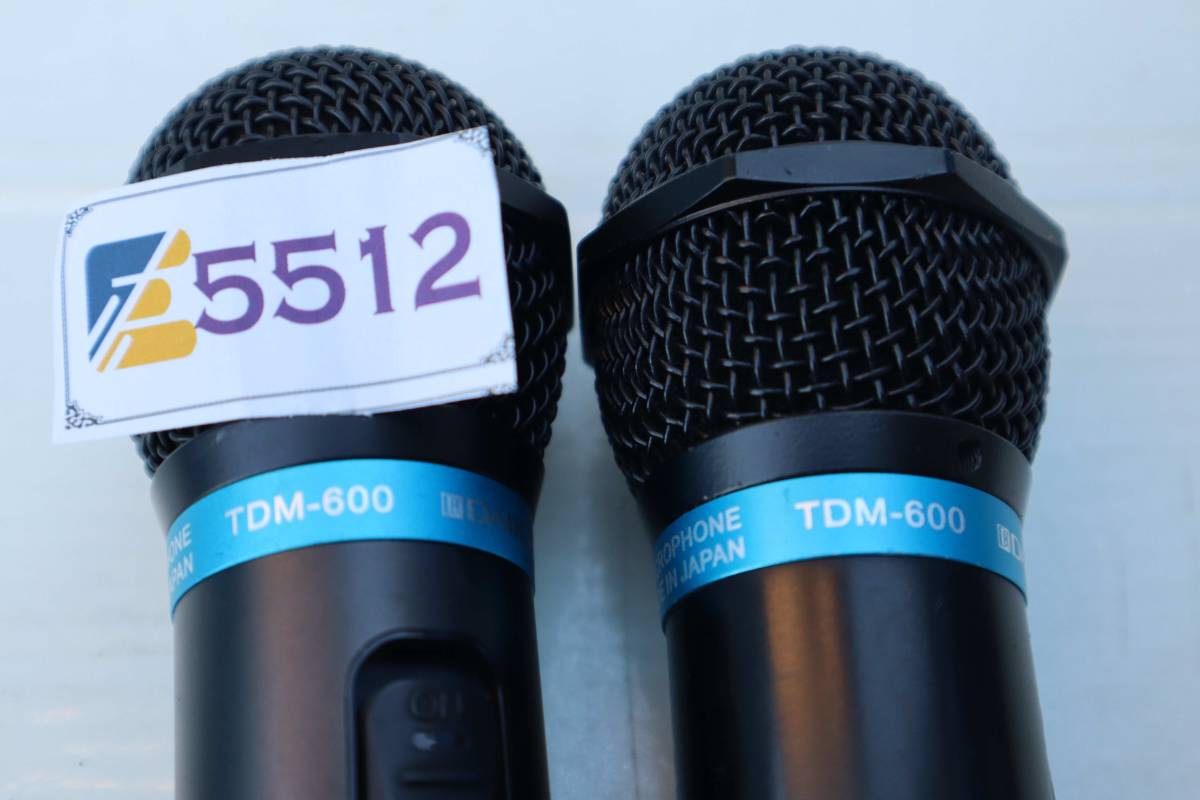 E5512 Y infra-red rays wireless microphone the first . quotient TDR-4000,TDM-600 2 ps / battery cover less 