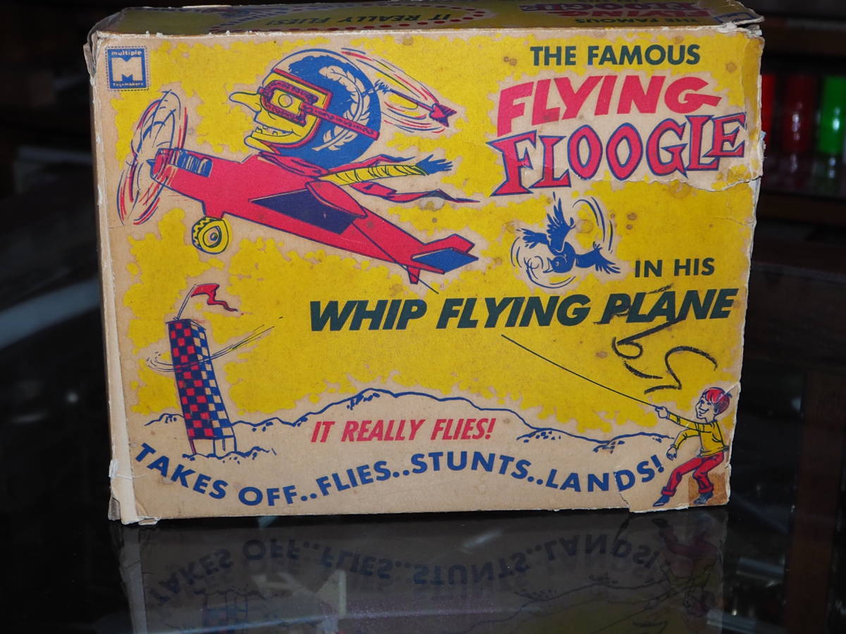 ウイップＵコン　FLYING FLOOGLE WHIP FlYING PLANE 1965年製　アメリカのオモチャ Uコン飛行機の原点