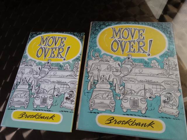 MOVE OVER 初版（1962）再版版（2003）2冊　英語版　ブロックバンク　グランプリ　自動車ユーモア　CGカーグラフィックでおなじみ