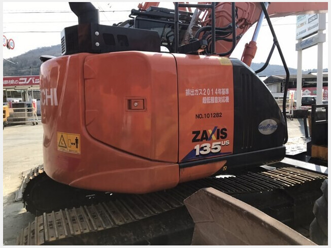油圧ショベル(ユンボ) 日立建機 ZX135US-6 2017年 4,462h 林業・フェラバンチャー用電装・ブレード・配管・マ_画像3