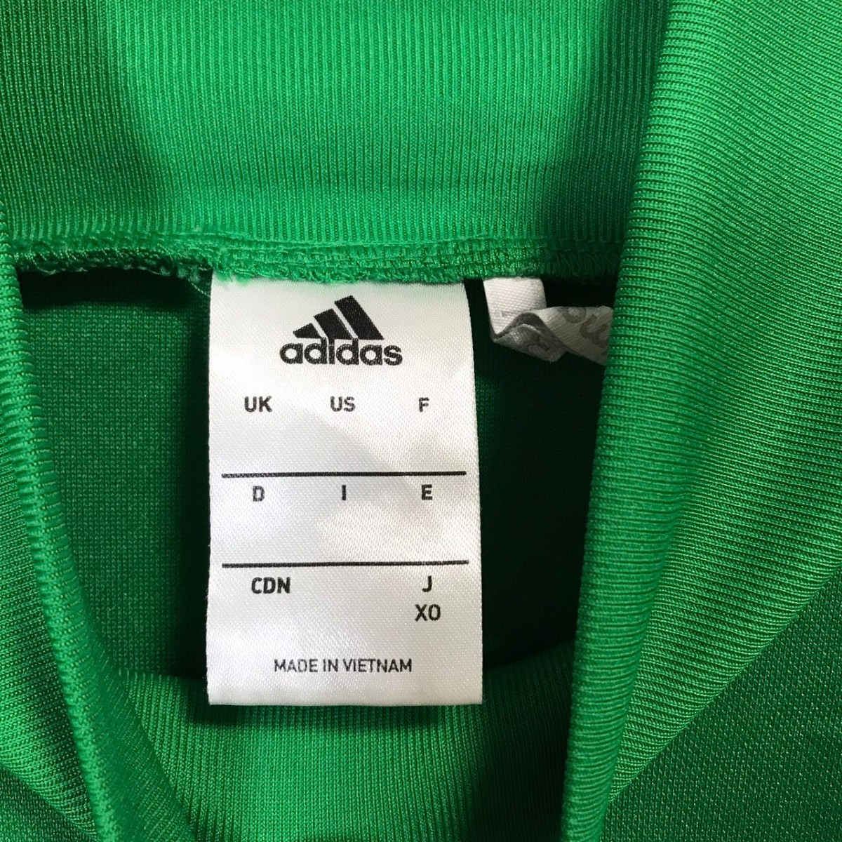 F8870dL adidas アディダス サイズXO (XL～2XL位) スポーツウェア ハイネックTシャツ クライマクール サッカー フットサル グリーン メンズの画像6