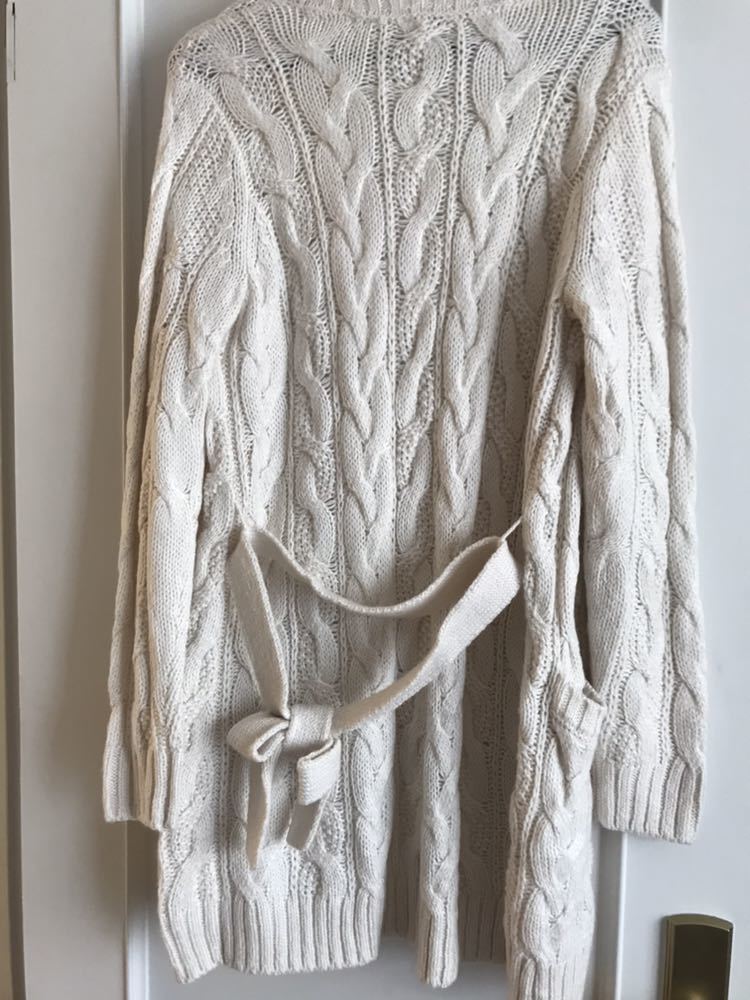 GAP long cardigan cardigan coat white size XS spring coat 