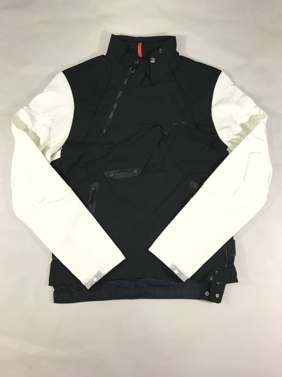 新品 14136 Lサイズ RLX ストレッチ ナイロン ジャケット 黒 白 polo