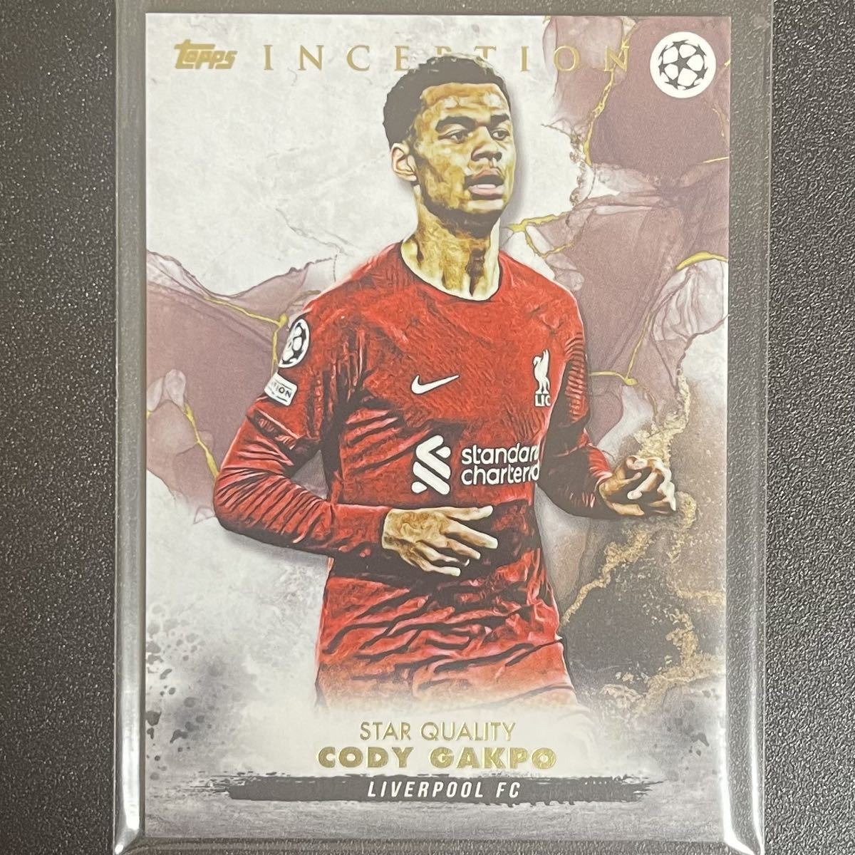 オンライン限定 コーディ・ガクポ 2022-23 Topps Inception UEFA Club Competitions base Star Quality Cody Gakpo リヴァプール オランダ_画像1