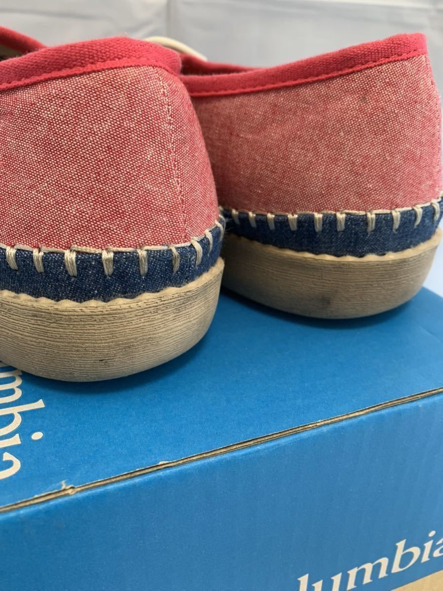 【中古】コロンビア Columbia TOGO TOGO SHOE スニーカー シューズ　YU3677-683 Sunset Red_画像7