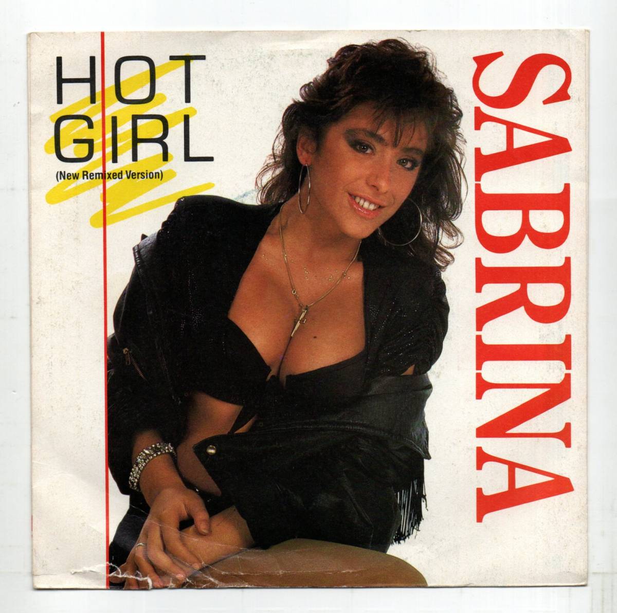 Sabrina - Hot Girl (New Remixed Version) / Kiss Me (7inch) Dureco Benelux 5290_画像1