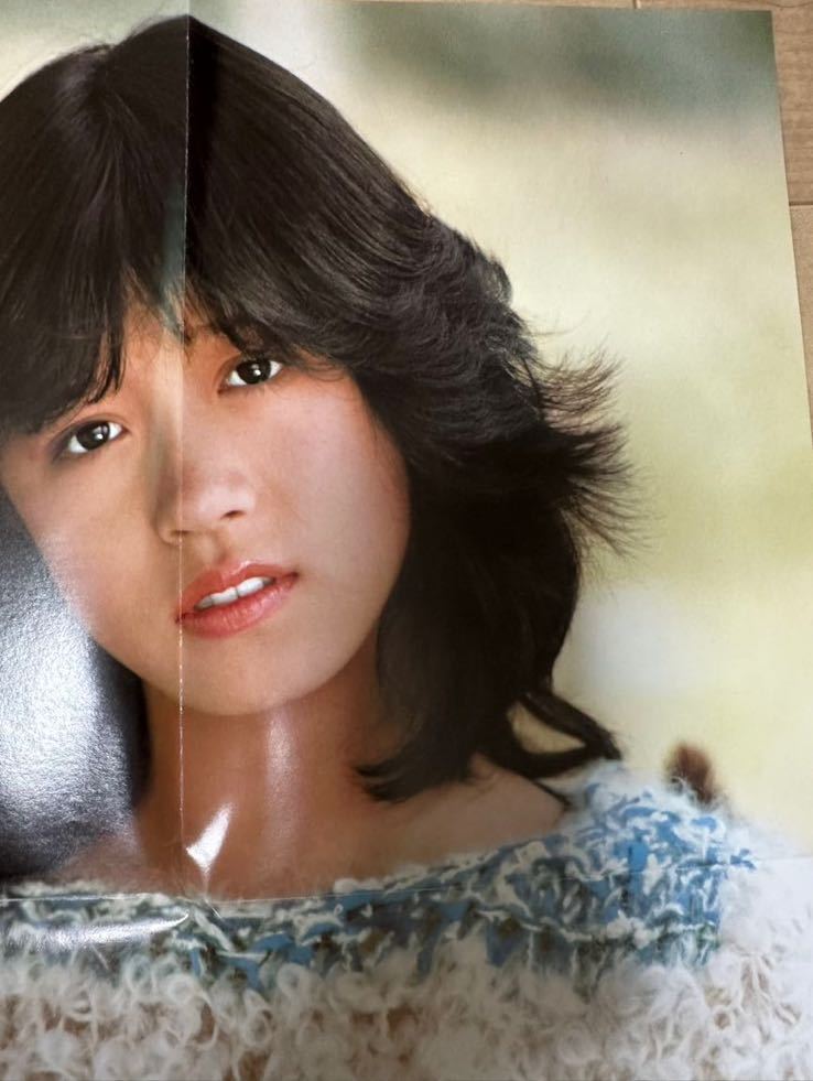 中森明菜　ポスター　B3サイズ　昭和　雑誌　付録　_画像3