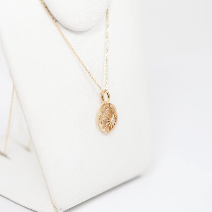 2024-25 秋冬新作 JEWELRY STAR レターパックOK スタージュエリー ダイヤ K10YG ネックレス、ペンダント、チョーカー