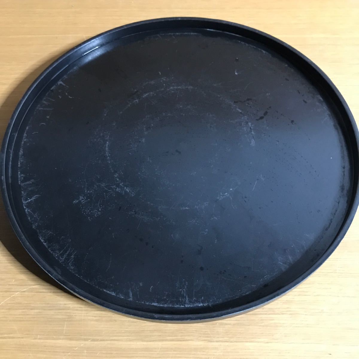 M1108-01和食器 オードブル 回転皿 色絵 大皿料理 盛皿 扇鉢_画像6