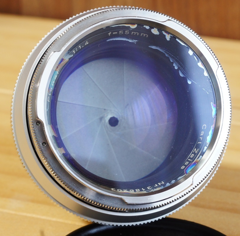 Planar 55mmf1.4 Contarex コンタレックス用プラナー55ｍｍ銀筒鏡_画像7