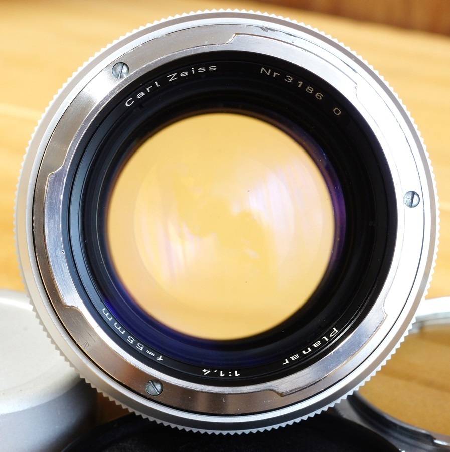 Planar 55mmf1.4 Contarex コンタレックス用プラナー55ｍｍ銀筒鏡_画像5