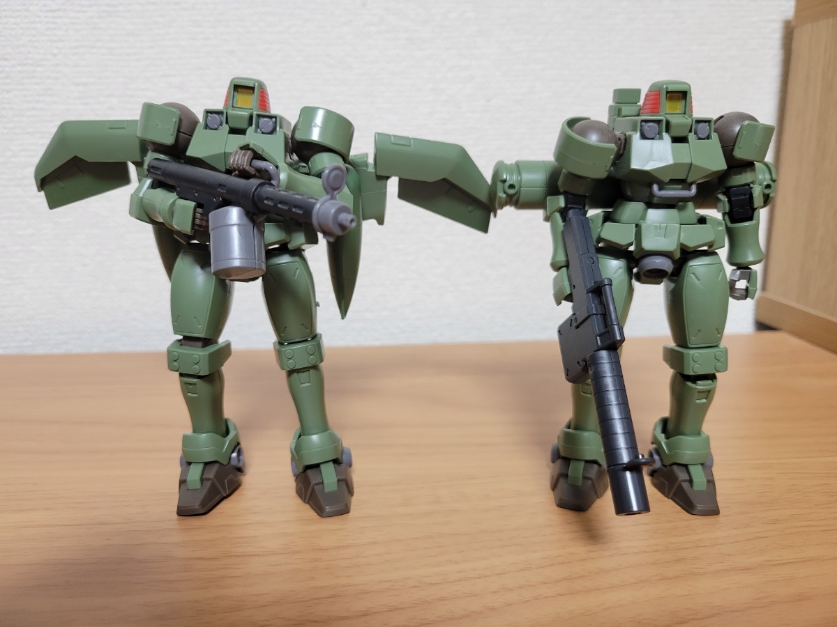 HG リーオー (通常+ フルウェポンセット) プレバン 組み立て済み ジャンク_画像1