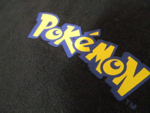 (55431)H＆M　エイチアンドエム　ポケモン　ポケットモンスター　メンズ　Tシャツ　カットソー　ブラック　EUR/XS　USED_USED