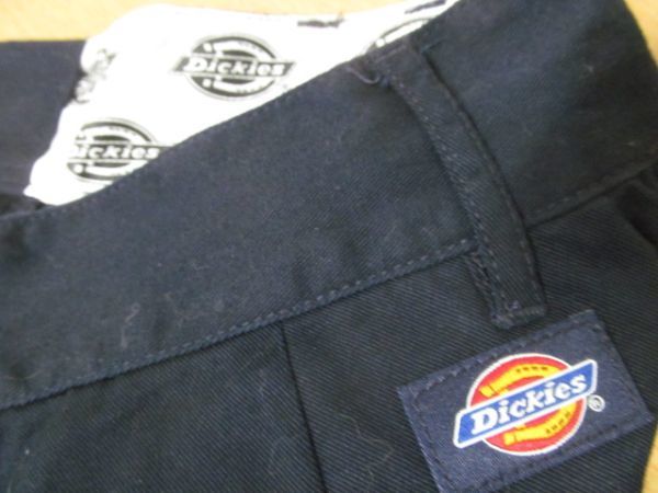 (55424)Dickies　ディッキーズ　レディース　コットン　チノ　パンツ　センター　ライン　ネイビー　S　USED_カラー　ネイビー