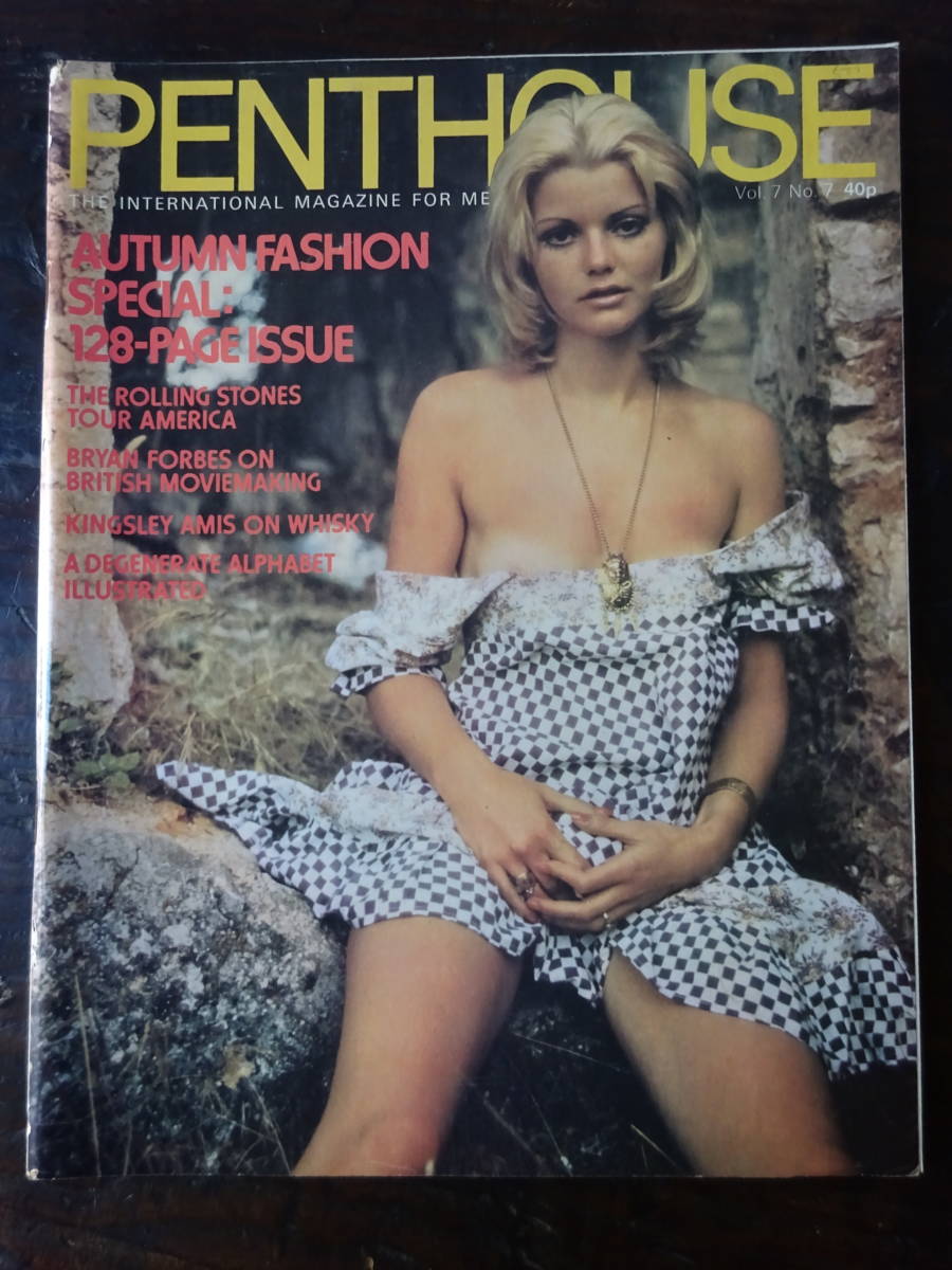 V【PENTHOUSE】 1970-1973 まとめて7冊 洋雑誌 ファッション イラスト アダルト 男性雑誌 ペントハウス_画像4