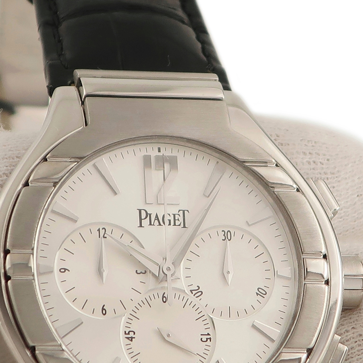 【3年保証】 ピアジェ POLO ポロ ウォッチ クロノグラフ 25周年記念モデル G0A29017 OH済 自動巻き メンズ 腕時計_画像4