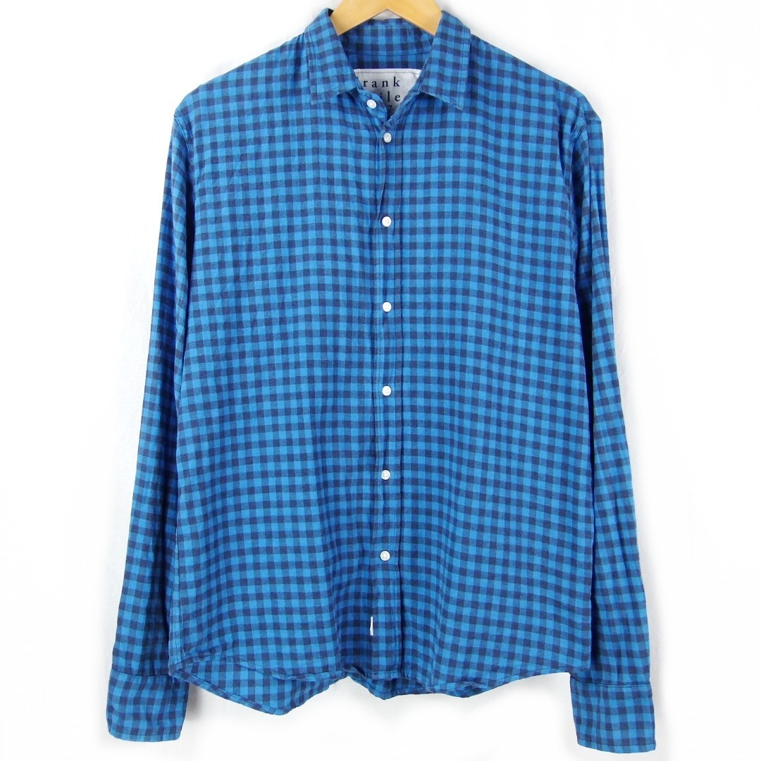 ■Frank&Eileen フランク&アイリーン × RHC ロンハーマン / PAUL Flannel Check Shirt / アメリカ製 メンズ チェック ネルシャツ size S