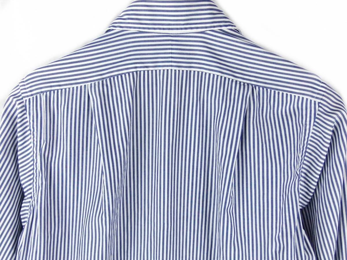 ■INDIVIDUALIZED SHIRTS インディビジュアライズドシャツ × Ron Herman ロンハーマン メンズ ストライプ × ボーダー シャツ 14 1/2 - 32_画像6