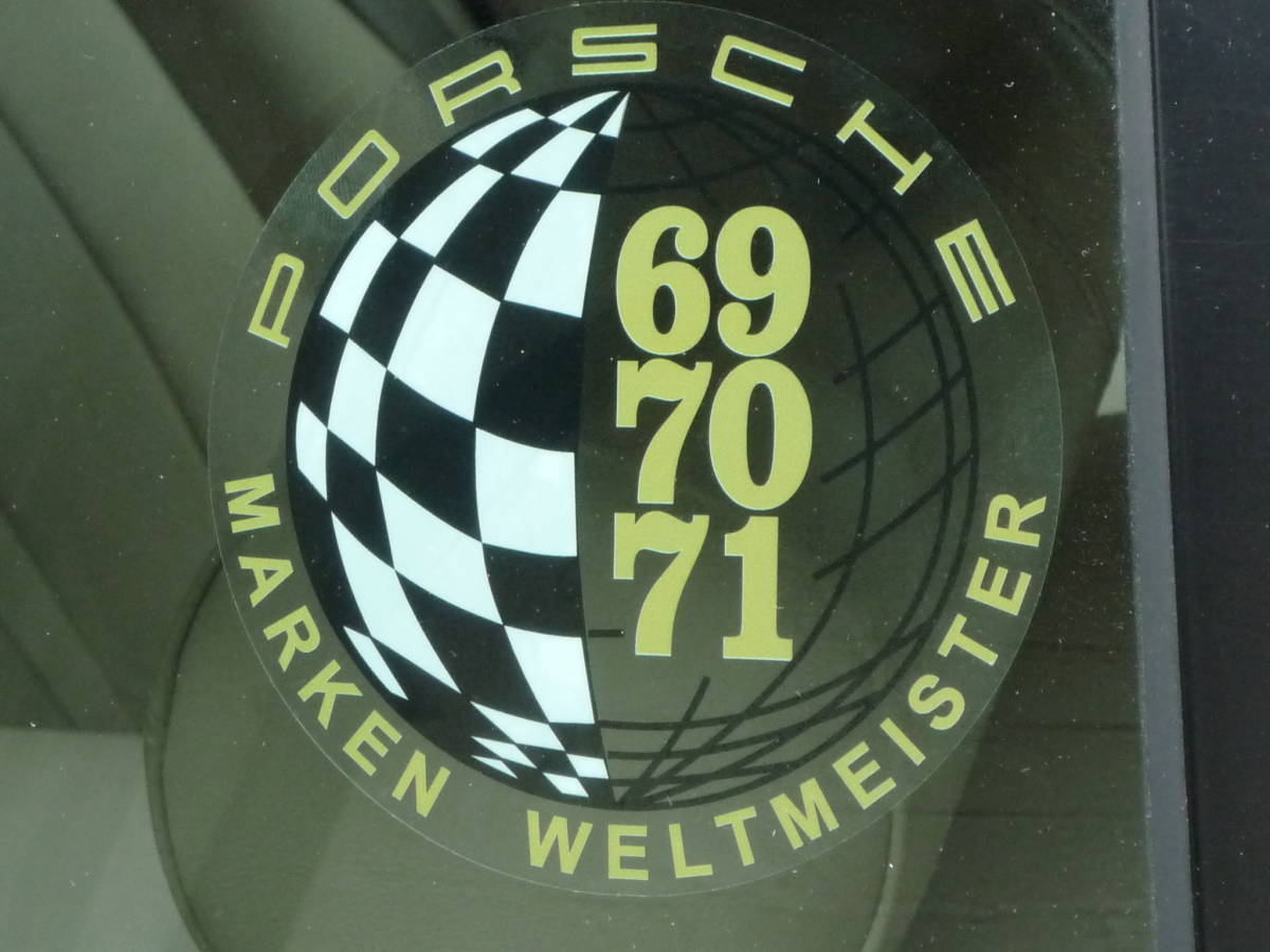  immediate payment Porsche 69 70 71 racing PORSCHE window sticker inside .110mm sticker { free shipping }