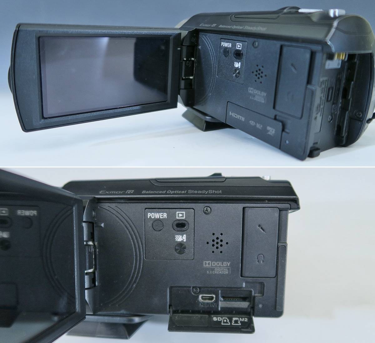 SONY/ソニー HDR-CX535 ビデオカメラ (701　ハンディカム /NP-FV100_画像9