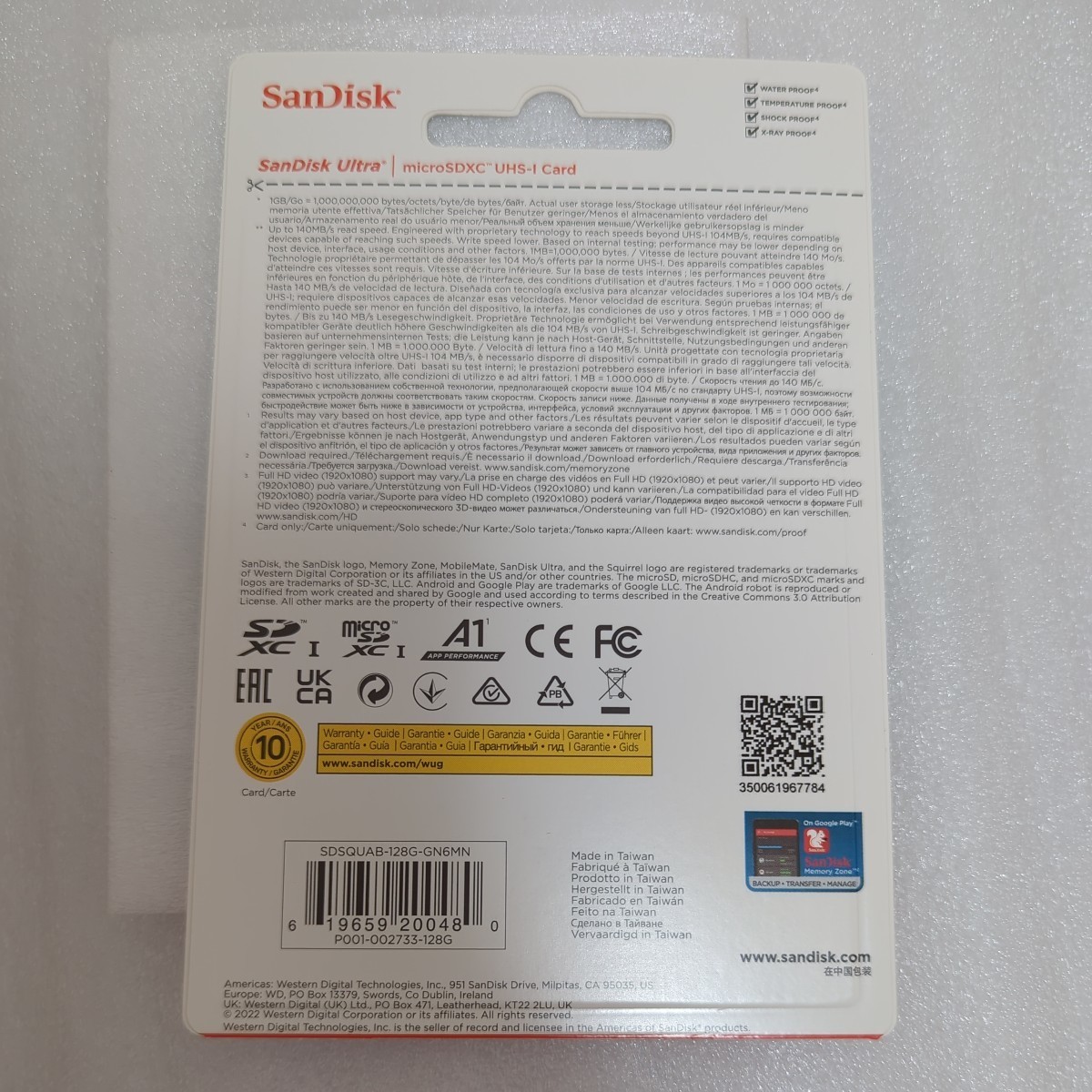 128GB 新品未開　匿名配送　SanDisk サンディスク マイクロSDカード microSDXC UHS-I_画像2