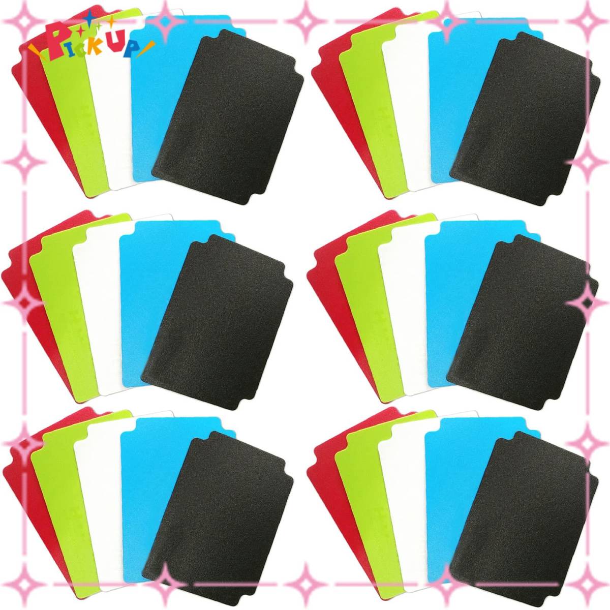 【人気商品】サムコス カードセパレーター 5色 30枚セット 仕切り デッキケース 整理 仕分けに最適 収納 カードゲーム カード_画像1