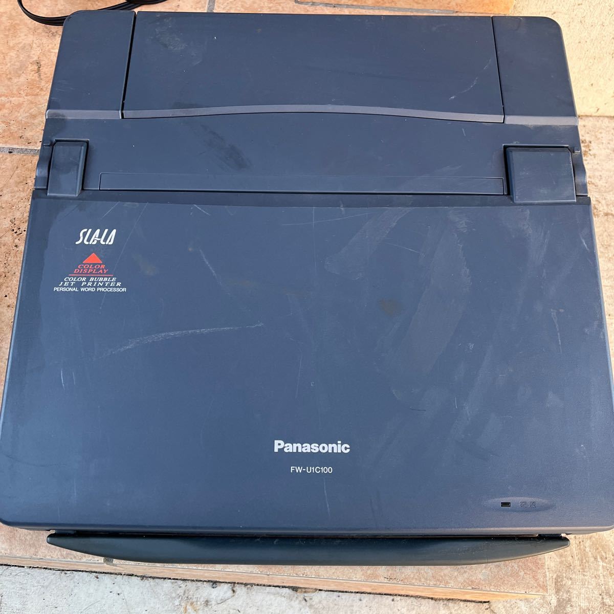 FW-U1C100 Panasonic SLALA ワープロジャンク品部品取り_画像1