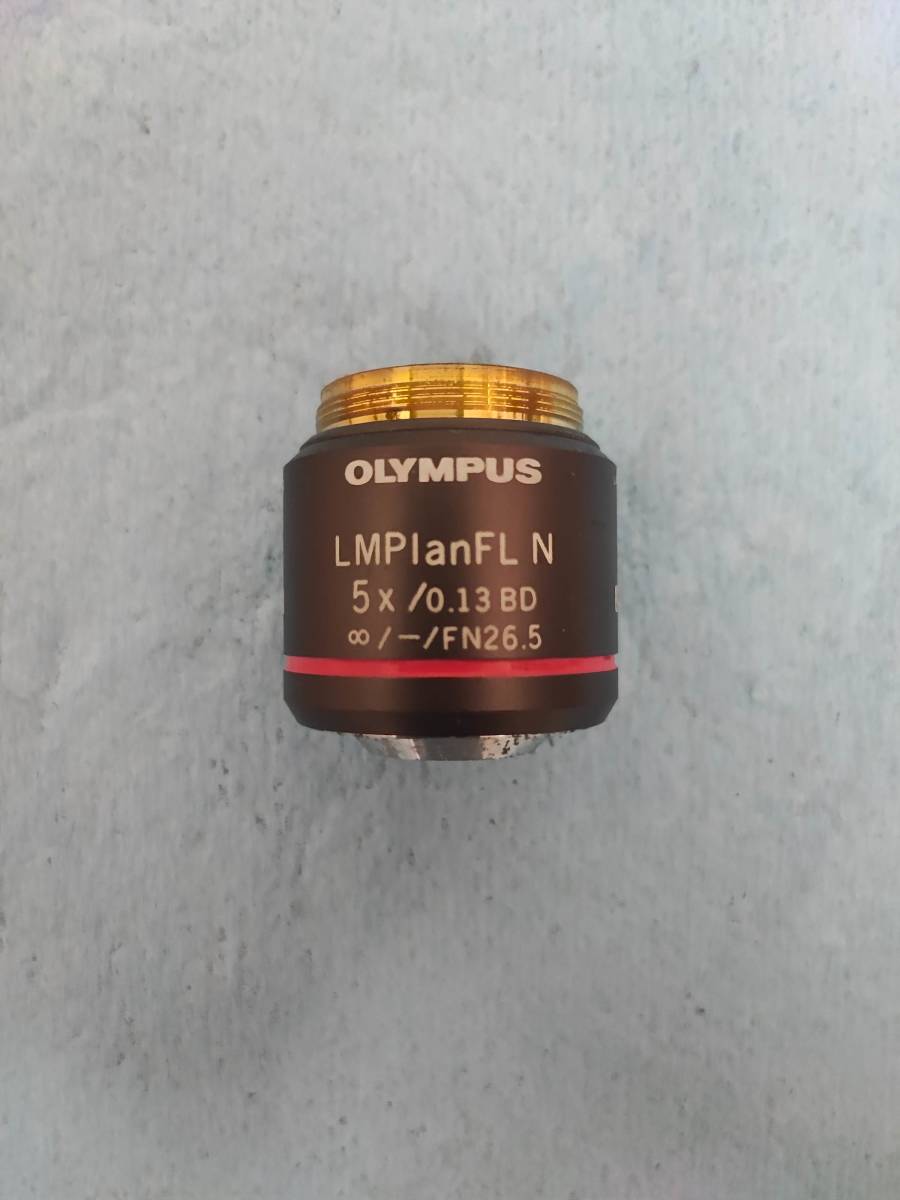 OLYMPUS / オリンパス / 対物レンズ / 顕微鏡 / LMPlanFL N / 5×/0.13BD / ∞/-/FN26.5