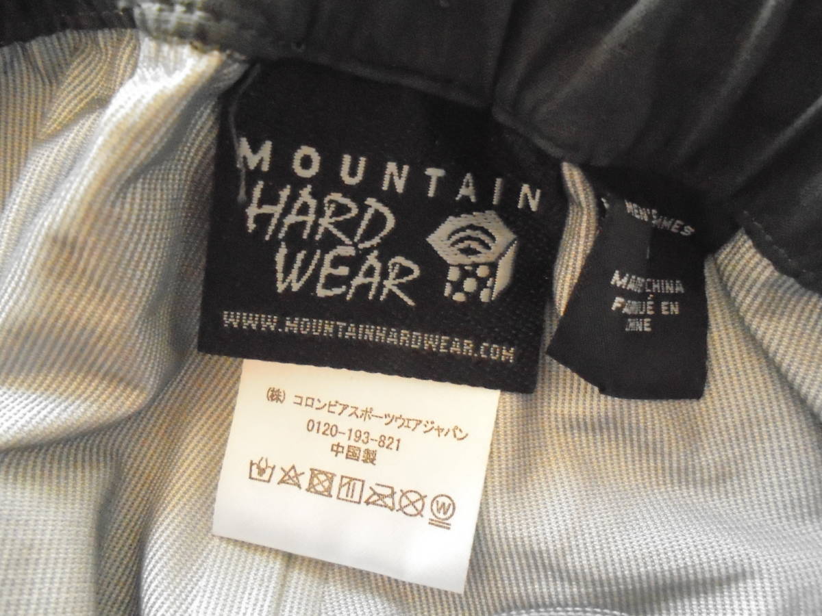 マウンテンハードウェア Mountain Hardwear OE0896 コヒージョン 3/4 パンツ S グレー ドライQ DRYQ 透湿防水 ショート アウトドア_画像9