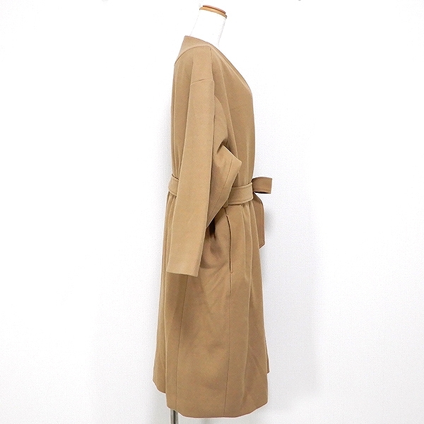 #wnc As Know As o Ora kaAS KNOW AS olaca coat no color belt attaching large size 21 Camel color lady's [839136]