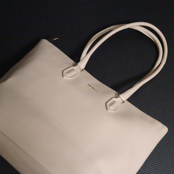 #anb フルラ FURLA ショルダーバッグ ピンク系 レザー ロゴ トートバッグ レディース [752463]_画像5