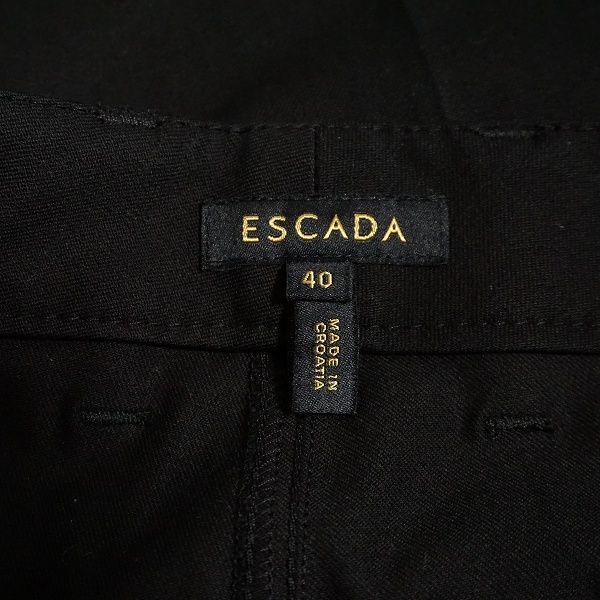 #anc Escada ESCADA брюки 40 чёрный центральный Press одноцветный женский [769980]