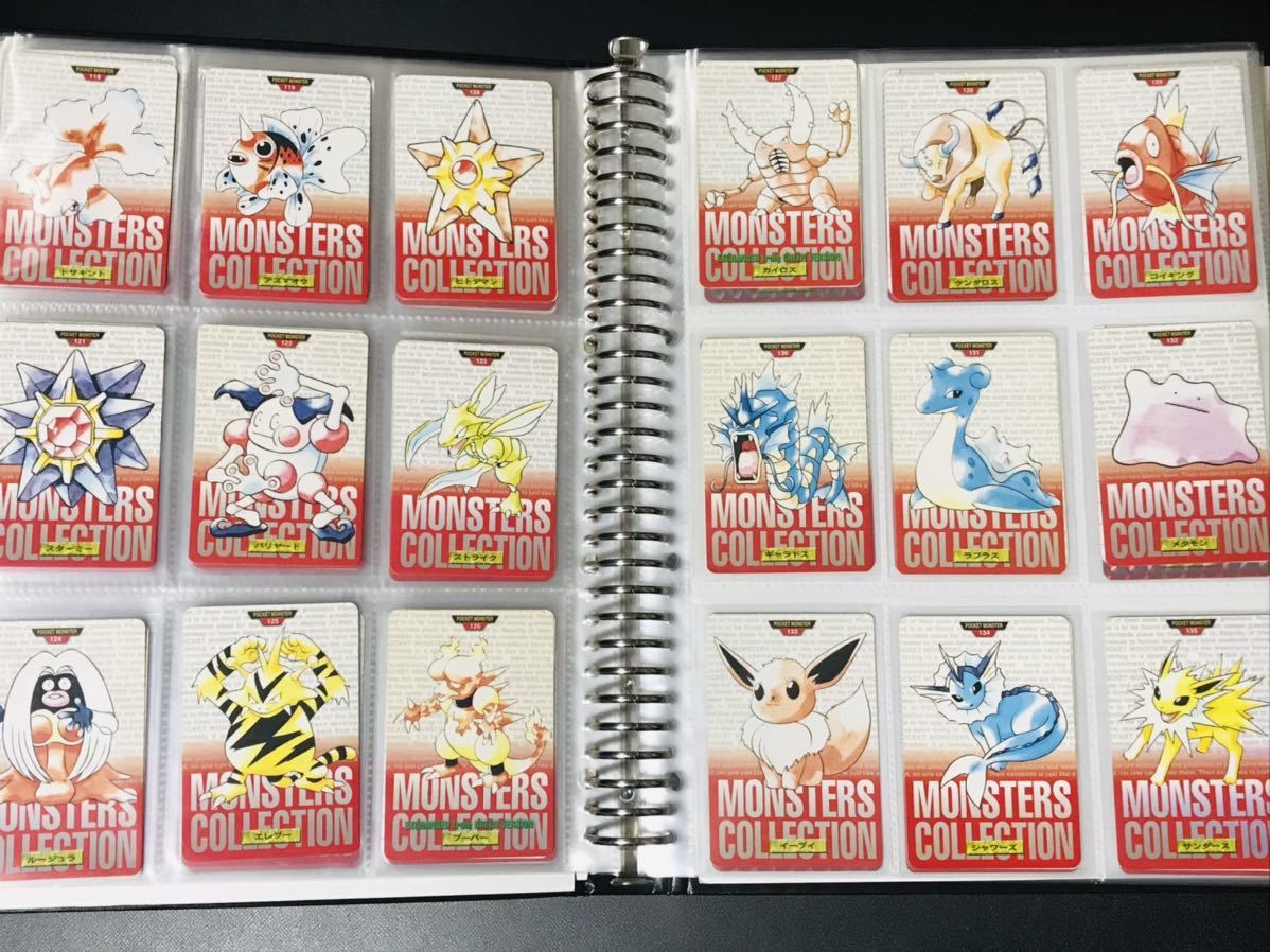 ポケモン カードダス 赤版 全153種類 フルコンプ No.1〜151＋2 Pokemon complete set Charizard card リザードン_画像8