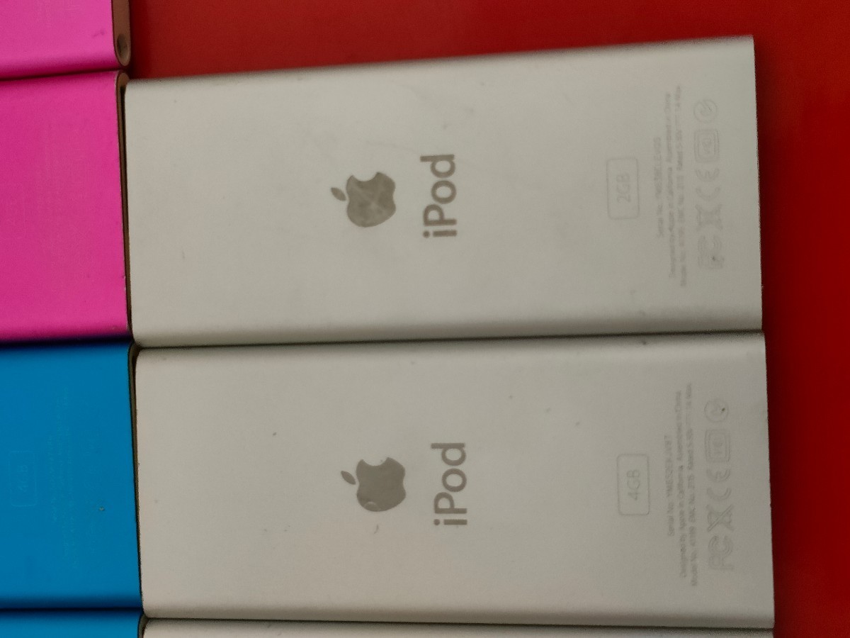 音楽 iPod　APPLE A1199 iPod nano 16台　動作未確認　第2世代　2GB 4GB　セット　まとめ_画像7