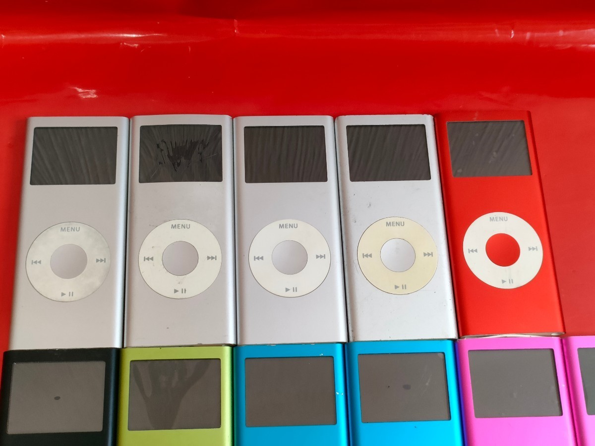 音楽 iPod　APPLE A1199 iPod nano 16台　動作未確認　第2世代　2GB 4GB　セット　まとめ_画像4
