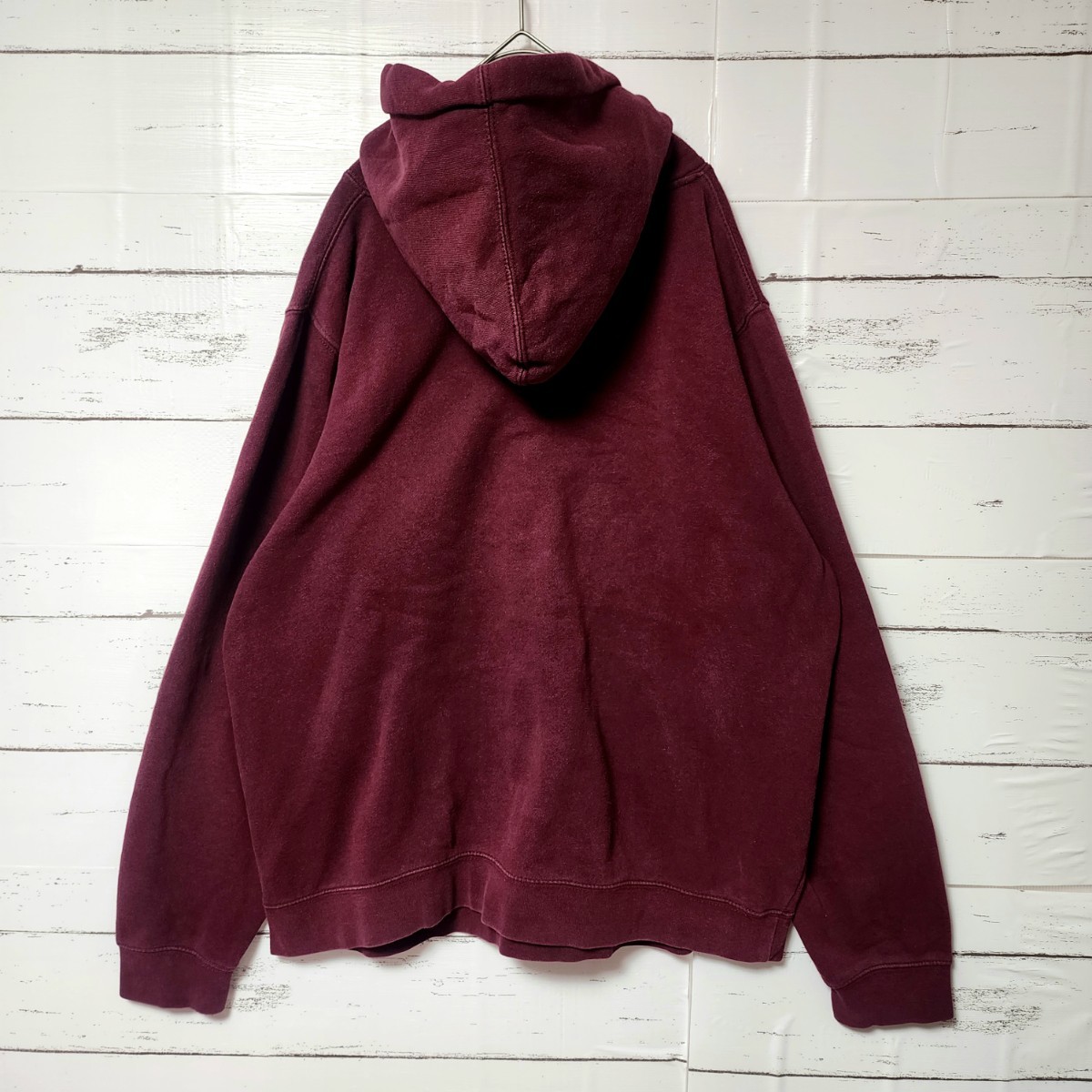 超希少》STUSSY ステューシー パーカー えんじ 刺繍ロゴ 超希少》STUSSY ステューシー パーカー えんじ 刺繍ロゴ