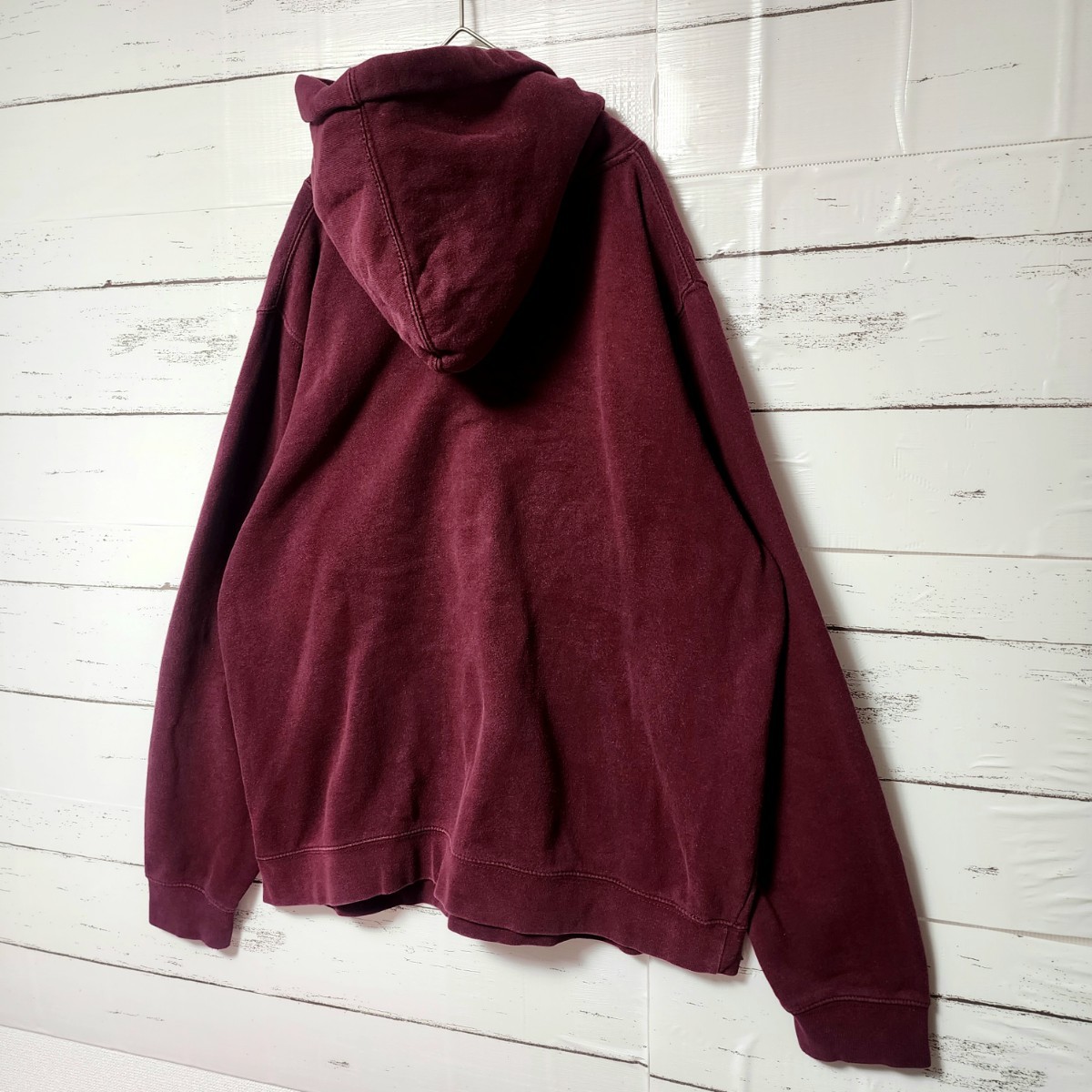 超希少》STUSSY ステューシー パーカー えんじ 刺繍ロゴ 超希少》STUSSY ステューシー パーカー えんじ 刺繍ロゴ