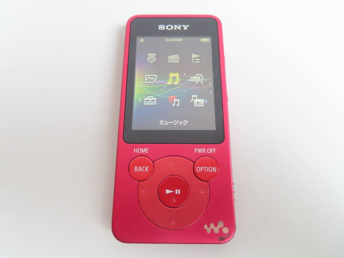 SONY WALKMAN Eシリーズ NW-E083 4GB レッド_画像1