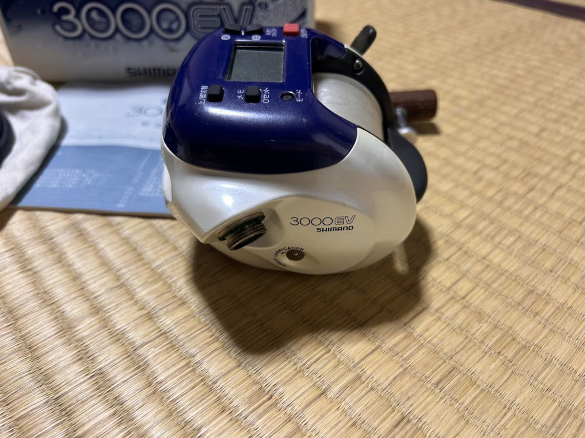 シマノ 電動丸 3000EV 日本製 電動リール SHIMANO DENDOUMARU 船用_画像6