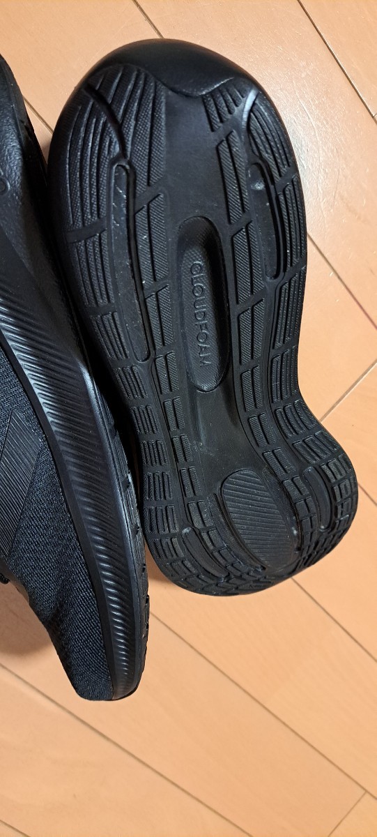 【ゴーハチストア】 アディダス スニーカー adidas クラウドフォーム 試し履きのみ 未使用に近い ブラック 26.5cm _画像5