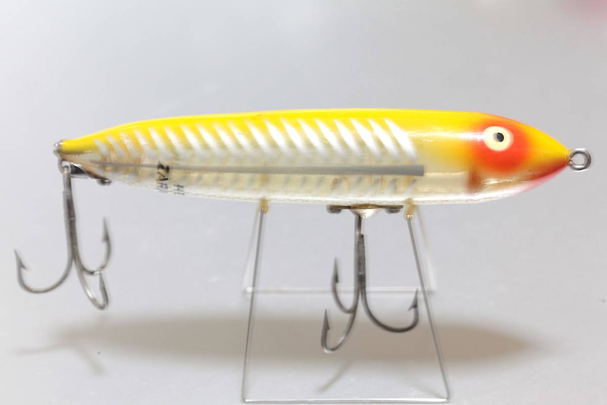 オールド ヘドン ザラ スプーク 1st XRY Heddon Zara Spook レーベル ノーバイト 道楽_画像2