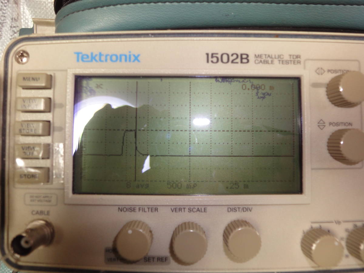 Tektronix TDRケーブルテスタ 1502B METALLIC TDR CABLE TESTER テクトロニクス_画像6