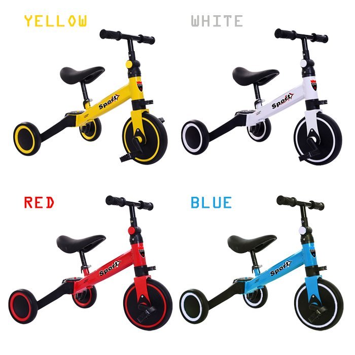 三輪車 バランスバイク 変形 キッズバイク トレーニングバイク 1歳から 5歳まで おもちゃ プレゼント ###バイクHXSRC-YL###_画像6