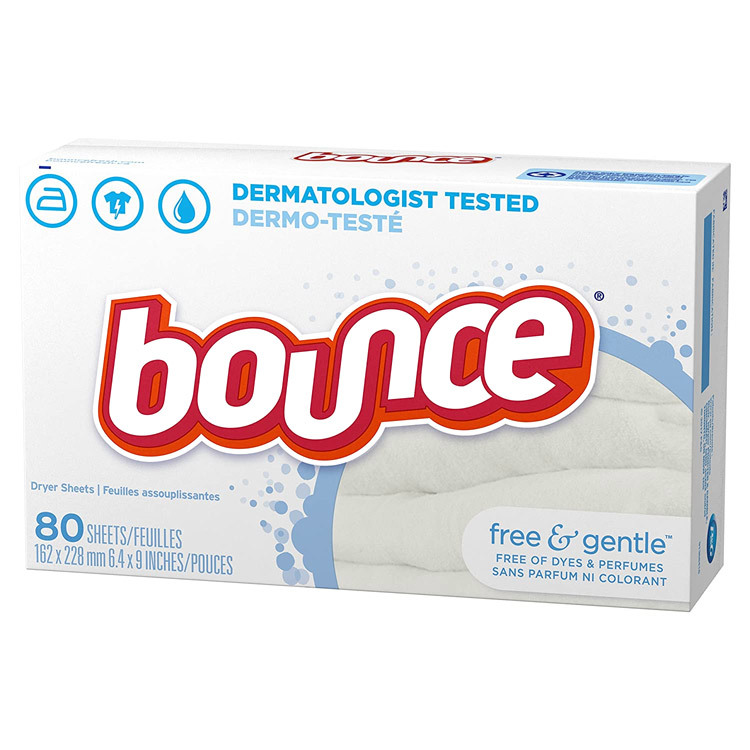 Bounce バウンス 柔軟シート フリー＆ジェントル 80枚 乾燥機用シート柔軟剤 P&G_画像1