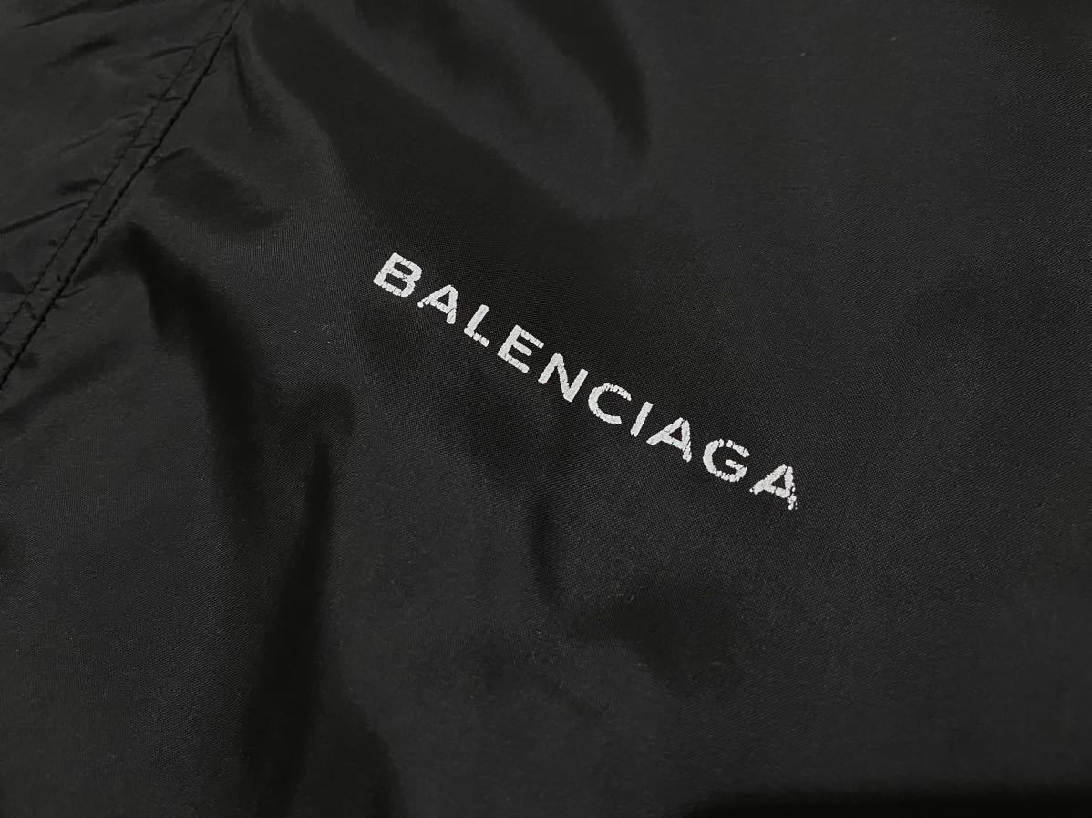 BALENCIAGA ウィンドブレーカー　ナイロンジャケット　黒　 Sサイズ　付属品なし_画像3