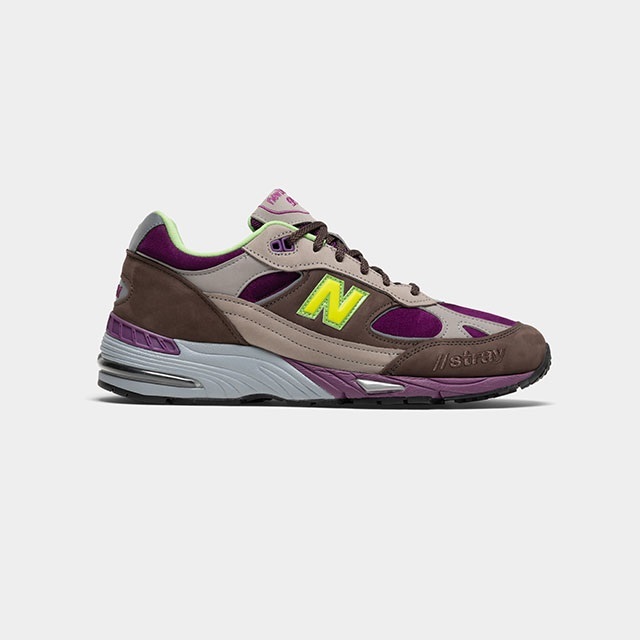 new balance M991SRG STRAY RATS MADE IN ENGLAND PURPLE US9_画像2